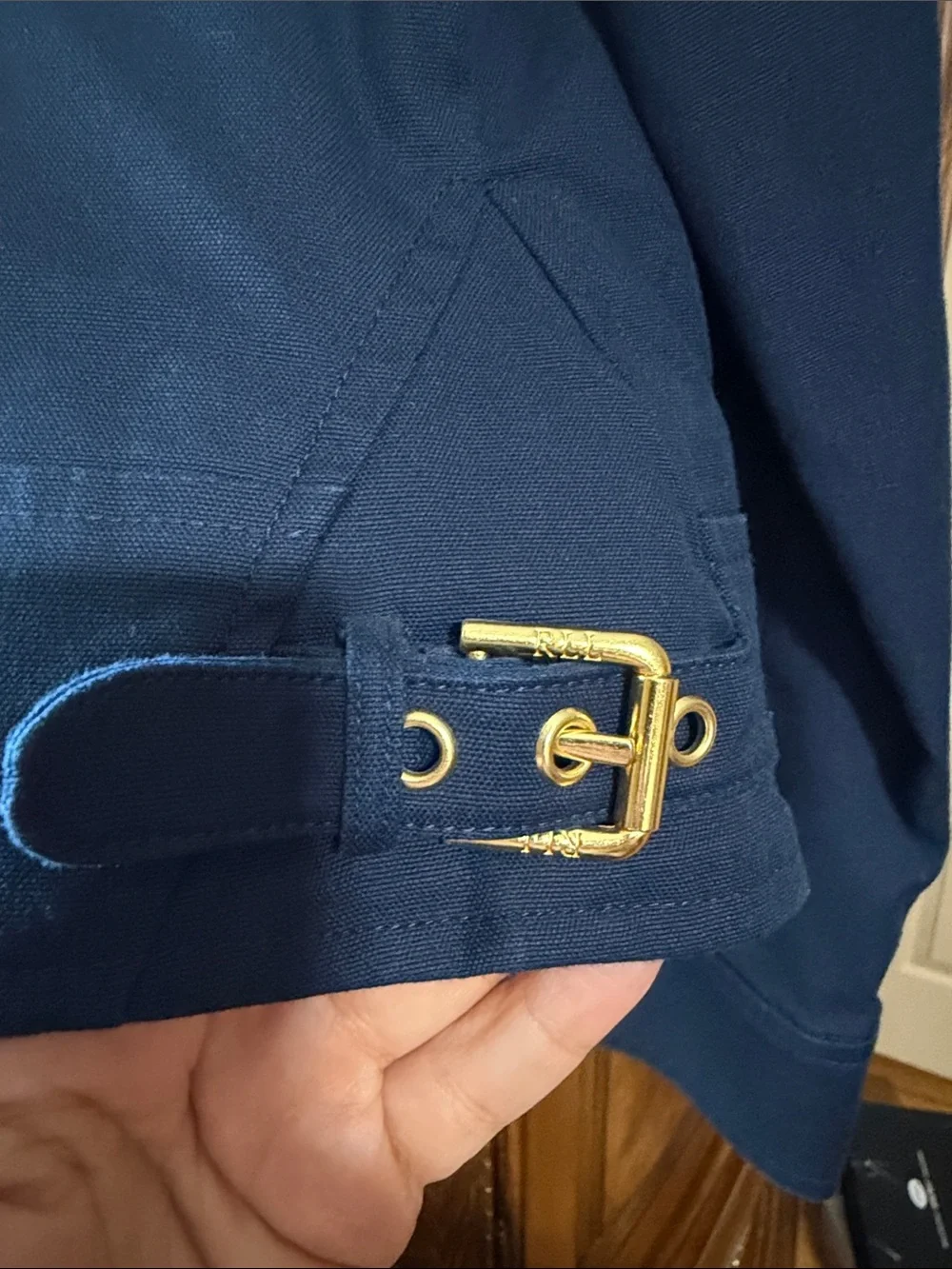Ralph Lauren Navy Blazer with Gold Buttons